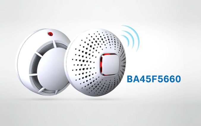 HOLTEK New BA45F5660 RF Smoke Detector MCU